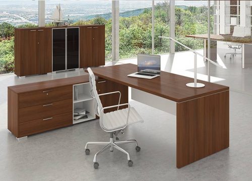 6Minael3006 500x360 - שולחן משרדי- TORIS בגוון ביניים | מס': 3006